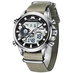 Analoge Digitaluhr | Nylonarmband | 8276M