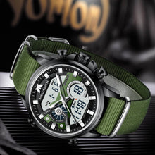 Laden Sie das Bild in den Galerie-Viewer, Analoge Digitaluhr | Nylonarmband | 8276M