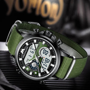 Analoge Digitaluhr | Nylonarmband | 8276M