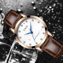 Laden Sie das Bild in den Galerie-Viewer, 2047C | Quarz-Herrenuhr | Lederarmband