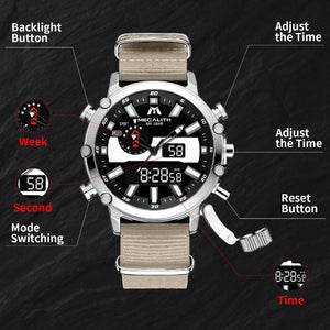 8229M | Quartz Men Watch | Nylon Band-megalith watch