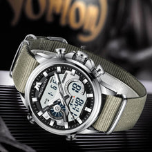 Laden Sie das Bild in den Galerie-Viewer, Analoge Digitaluhr | Nylonarmband | 8276M