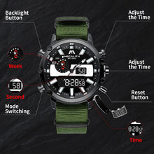 Laden Sie das Bild in den Galerie-Viewer, 8229M | Quartz Men Watch | Nylon Band-megalith watch