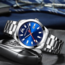 Laden Sie das Bild in den Galerie-Viewer, 8603M | Quartz Men Watch | Stainless Steel Band-megalith watch