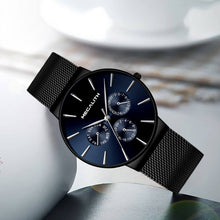 Laden Sie das Bild in den Galerie-Viewer, 0047M | Quarzuhr für Herren | Mesh-Armband