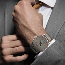 Laden Sie das Bild in den Galerie-Viewer, 8085C | Quarz-Herrenuhr | Lederarmband