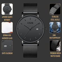 Laden Sie das Bild in den Galerie-Viewer, 8029C | Quarz-Herrenuhr | Mesh-Armband