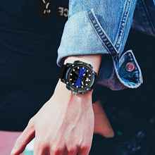 Laden Sie das Bild in den Galerie-Viewer, Analoge Digitaluhr | Gummiband | 8267M 