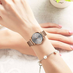 8060C | Quartz Women Watch | Mesh Band