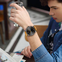 Laden Sie das Bild in den Galerie-Viewer, 2088C | Quarz-Herrenuhr | Lederarmband
