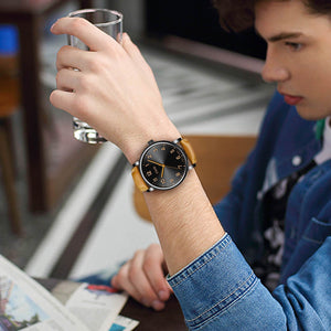 2088C | Quarz-Herrenuhr | Lederarmband
