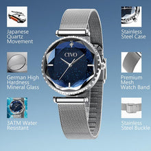 Load image into Gallery viewer, 8116C | Quartz Women Watch | Mesh Band-megalith watch