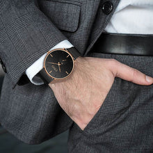 Laden Sie das Bild in den Galerie-Viewer, 0124C | Quarzuhr für Herren | Mesh-Armband