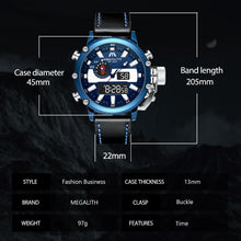 Laden Sie das Bild in den Galerie-Viewer, 8229M | Quartz Men Watch | Leather Band-megalith watch