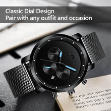Laden Sie das Bild in den Galerie-Viewer, 8021M | Quarzuhr für Herren | Mesh-Armband
