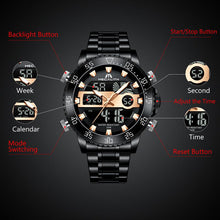 Load image into Gallery viewer, 8222M | Quartz Men Watch | Stainless Steel Band-megalith watch