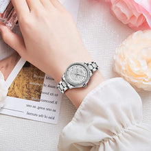 Laden Sie das Bild in den Galerie-Viewer, 8113C | Quartz Women Watch | Stainless steel Band-megalith watch
