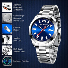 Laden Sie das Bild in den Galerie-Viewer, 8603M | Quartz Men Watch | Stainless Steel Band-megalith watch