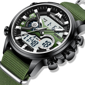 Analoge Digitaluhr | Nylonarmband | 8276M