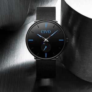 0124C | Quartz Men Watch | Mesh Band