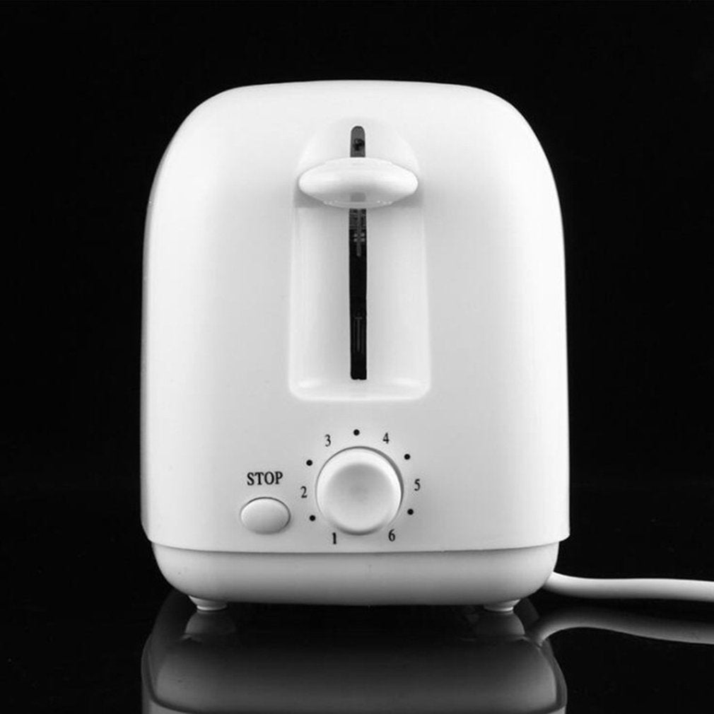 Automatischer Toaster 2-Scheiben-Frühstücks-Sandwichmaker-Maschine 800W 220V 7-Gang-Back-Kochgeräte Home-Office-Toaster