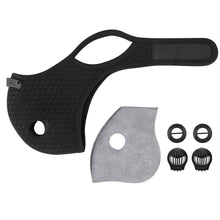 Laden Sie das Bild in den Galerie-Viewer, KN95 Motorradmaske Staubmaske Atemschutzmaske PM2.5 Austauschbare Filter Anti-Pollution Radfahren Outdoor Sportmaske Wiederverwendbar