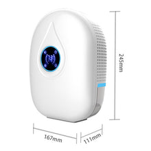 Load image into Gallery viewer, Dehumidifier Portable Mini Electric Dehumidifier Ultra Quiet Air Cleaner for Home, Kitchen, Garage, Wardrobe, Basement EU Plug
