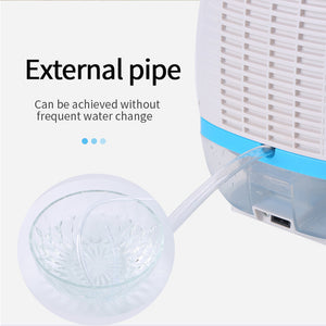 Dehumidifier Portable Mini Electric Dehumidifier Ultra Quiet Air Cleaner for Home, Kitchen, Garage, Wardrobe, Basement EU Plug