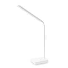 Laden Sie das Bild in den Galerie-Viewer, LED Tischlampe für den Schreibtisch, USB wiederaufladbar, 1500 mAh, Nachtlampe, stufenlos dimmbar, Schreibtisch-Leselicht, faltbar, drehbar, Berührungsschalter