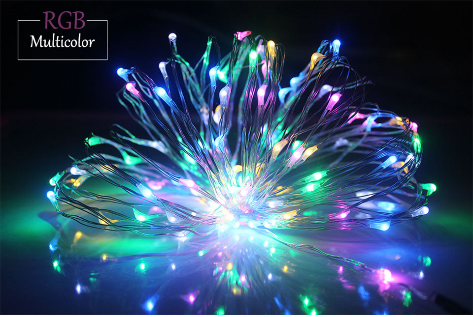 1-10M urlaub Led weihnachten lichter im freien Wasserdichte led string lichter dekoration für party urlaub hochzeit Girlande