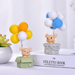 Dollhouse Miniature Scene Model Mouse Balloons Decoration Pretend Play Toy Accessories kid by Takemirth