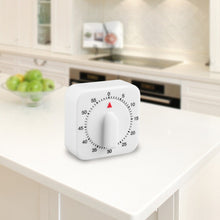 Load image into Gallery viewer, Purshe Newest 1Pc Square Plastic 60 Minute Mechanical Kitchen Cooking Timer Food Preparation Baking Alarm Clock Cooking Tool