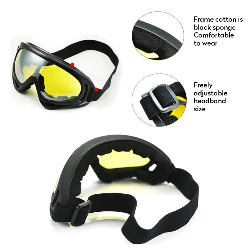 1 stücke Winter Ski Snowboard Brille Mountain Ski Brillen Gläser Outdoor Sport Schneemobil Moto Radfahren Sonnenbrille Anti-fog Ski