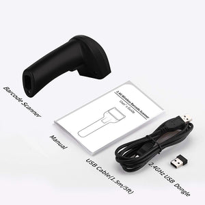 Wired Barcode Scanner Reader Hands Free USB Plug and Play for Supermarket POS System