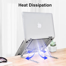 Laden Sie das Bild in den Galerie-Viewer, Laptop Ständer Halter Klapp Betrachtung Winkel/Höhe Verstellbare Halterung für tablet ipad 10-17 zoll Notebook pc halter Großhandel