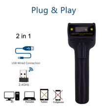 Laden Sie das Bild in den Galerie-Viewer, Kabelgebundener Barcode-Scanner, freihändiger USB-Plug-and-Play-Scanner für das POS-System im Supermarkt