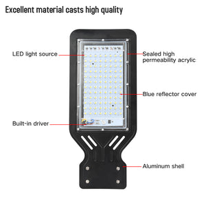 100W LED Street Lamp Outdoor Lighting Road Wall Lamp Waterproof IP65 Energy Saving Security Garden Yard Ultra-thin Spotlights