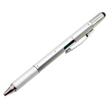 Load image into Gallery viewer, 1pc 8 color creative multi-function ballpoint pen level gauge scale screwdriver tool office supplies Gift Black Refill 1.0mm