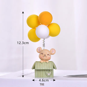 Dollhouse Miniature Scene Model Mouse Balloons Decoration Pretend Play Toy Accessories kid by Takemirth