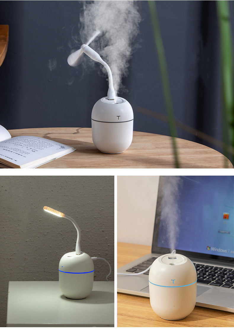 2020 Ultrasonic Mini Air Humidifier 200ML Aroma Essential Oil Diffuser for Home Car USB Fogger Mist Maker with LED Night Lamp