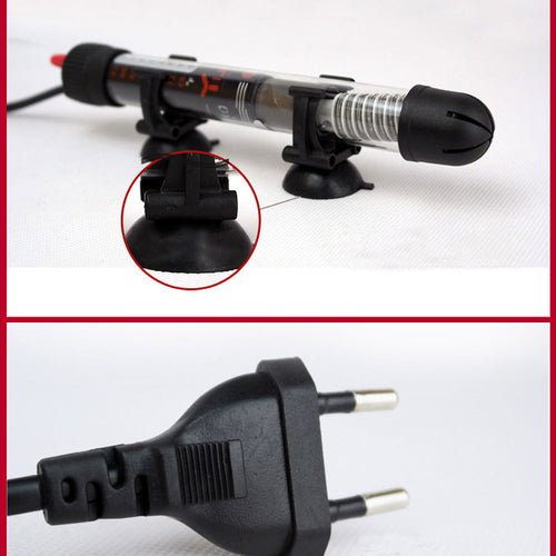 220-240v Adjustable Temperature Thermostat Heater Rod 25w/ 50w/ 100w/ 200w/ 300w Submersible Aquarium Fish Tank Water Heat