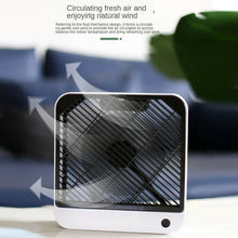 Load image into Gallery viewer, Desktop Square Fan Electric Fan Folding Telescopic Floor Fan Desktop Fan Desktop Air Conditioner Cooler