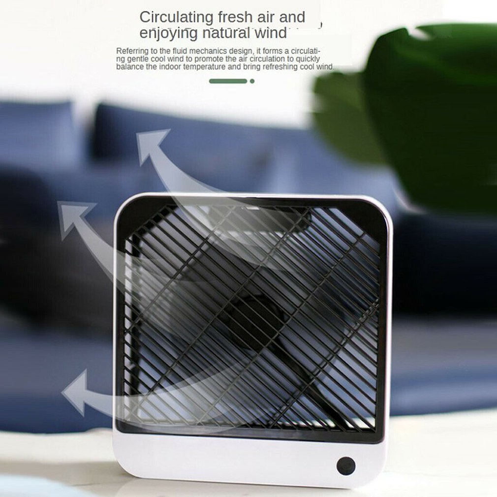 Desktop Square Fan Electric Fan Folding Telescopic Floor Fan Desktop Fan Desktop Air Conditioner Cooler