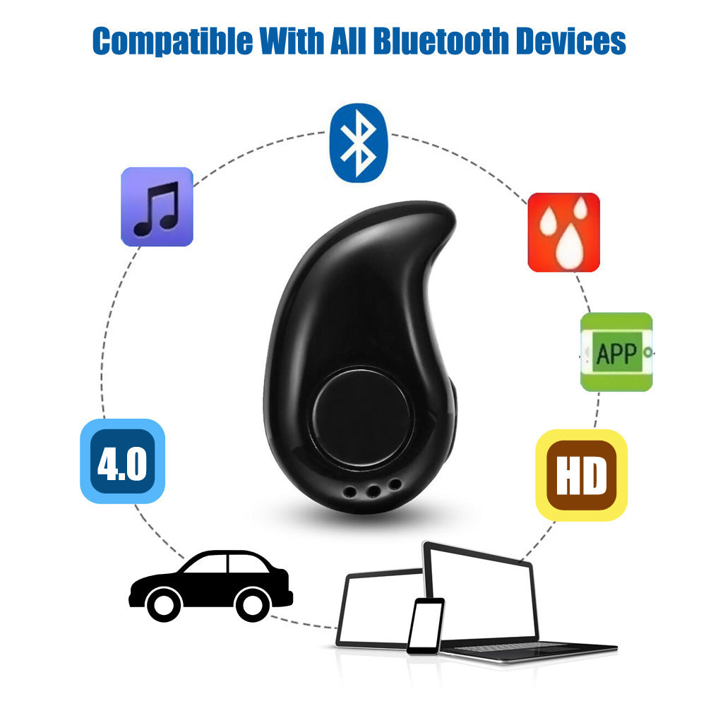 Mini Wireless Bluetooth Earphone in ear Sports Headset Earphones Earpiece with Mic for iPhone Xiaomi Samsung HTC All smartphones
