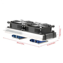 Load image into Gallery viewer, Dc 12V 120W  Air Conditioner Semiconductor Thermoelectric Cooler Peltier Refrigeration Water Cooling Device
