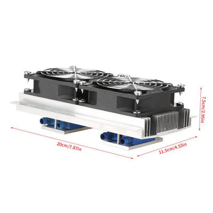 Dc 12V 120W  Air Conditioner Semiconductor Thermoelectric Cooler Peltier Refrigeration Water Cooling Device