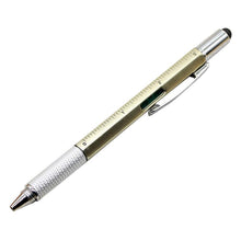 Load image into Gallery viewer, 1pc 8 color creative multi-function ballpoint pen level gauge scale screwdriver tool office supplies Gift Black Refill 1.0mm