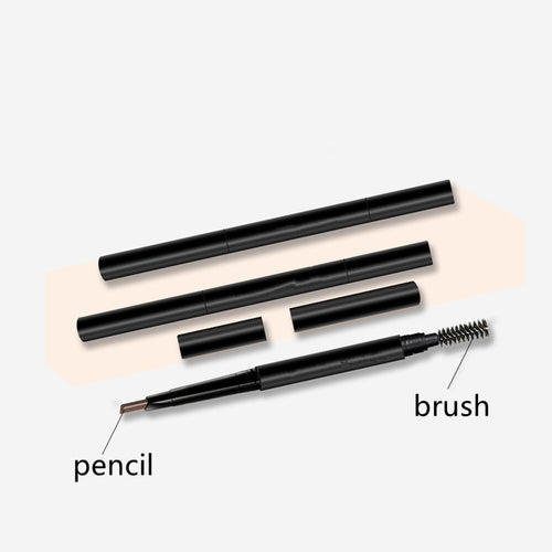 Umatuty New 4 Color Eyebrow Pencil Natural Waterproof Rotating Automatic Eyeliner Eye Brow Pencil with Brush Beauty Cosmetic Tool by Umatuty