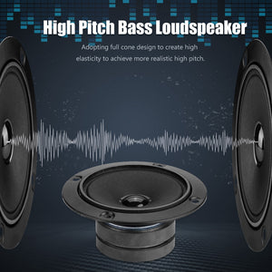 Loigys Portable 3 Inch Full Cone Treble Speaker Clear Dreamlike High Pitch Loudspeaker?? For KTV Box Single/Dual-Magnetic