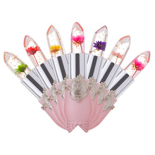 Laden Sie das Bild in den Galerie-Viewer, Lippenstift Lippenbalsam Blumen transparent Farbwechsel Gelee feuchtigkeitsspendende natürliche